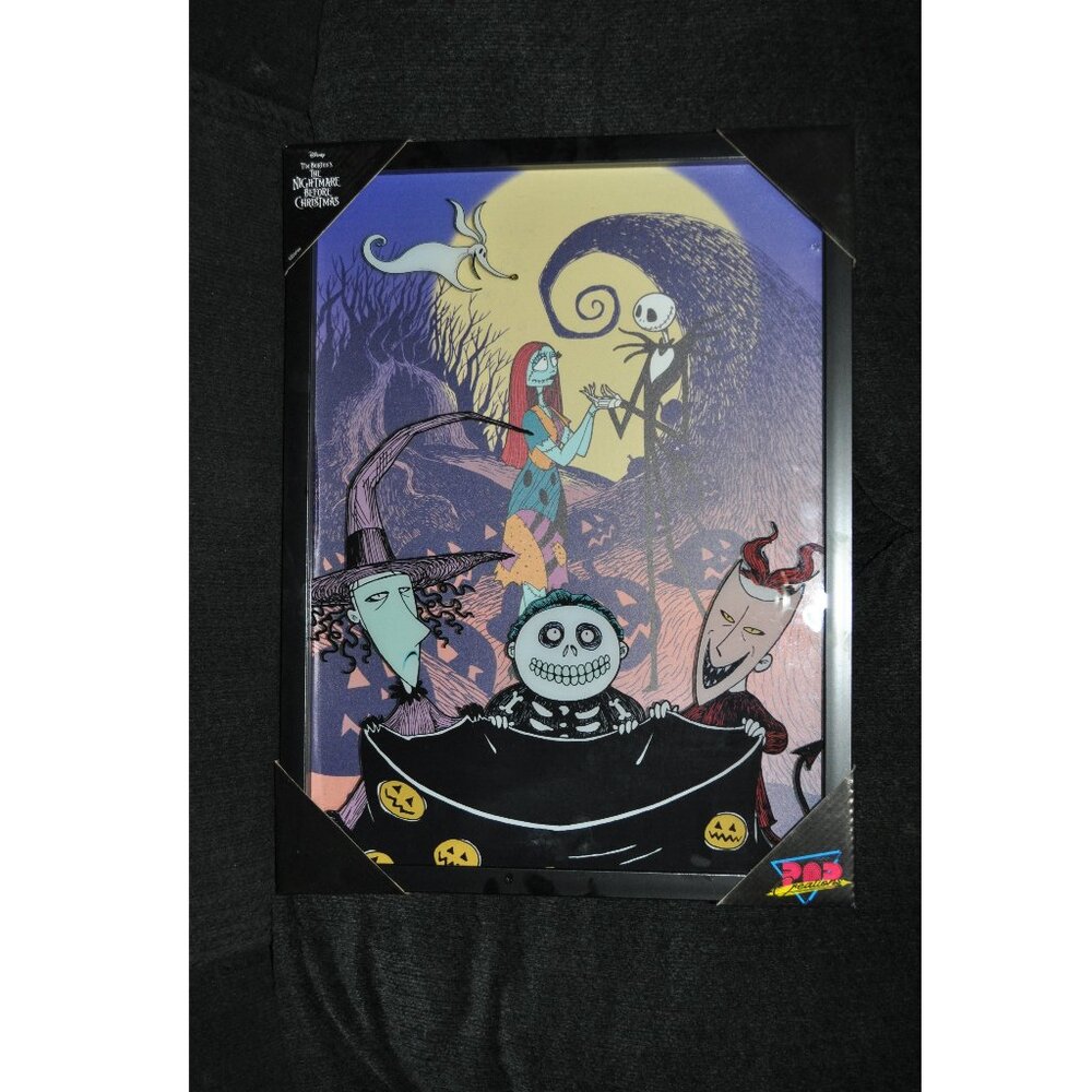 The Nightmare Before Christmas Pop Creations 3D Art Wall. Disney Tim Burton
